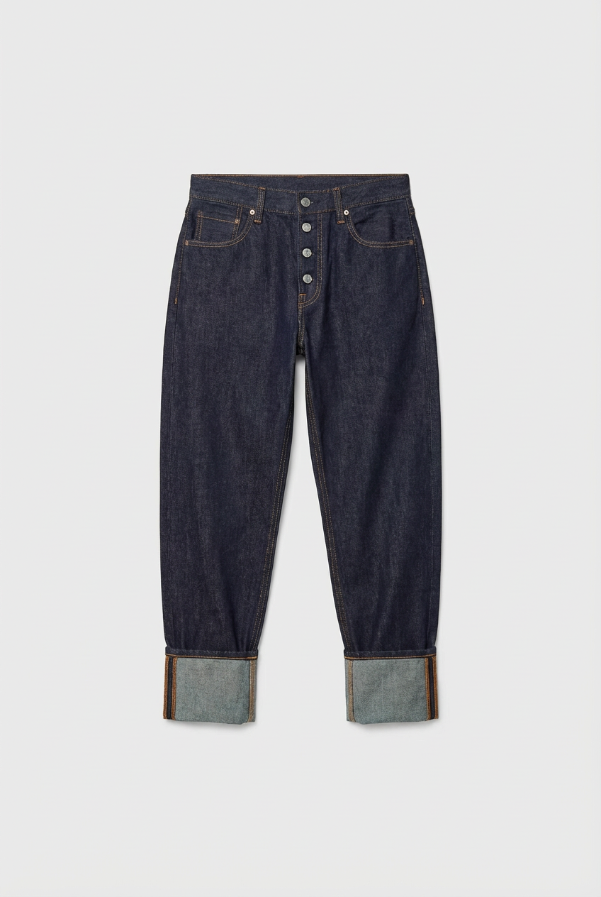 Women's High-Rise Relaxed Tapered Denim Jeans