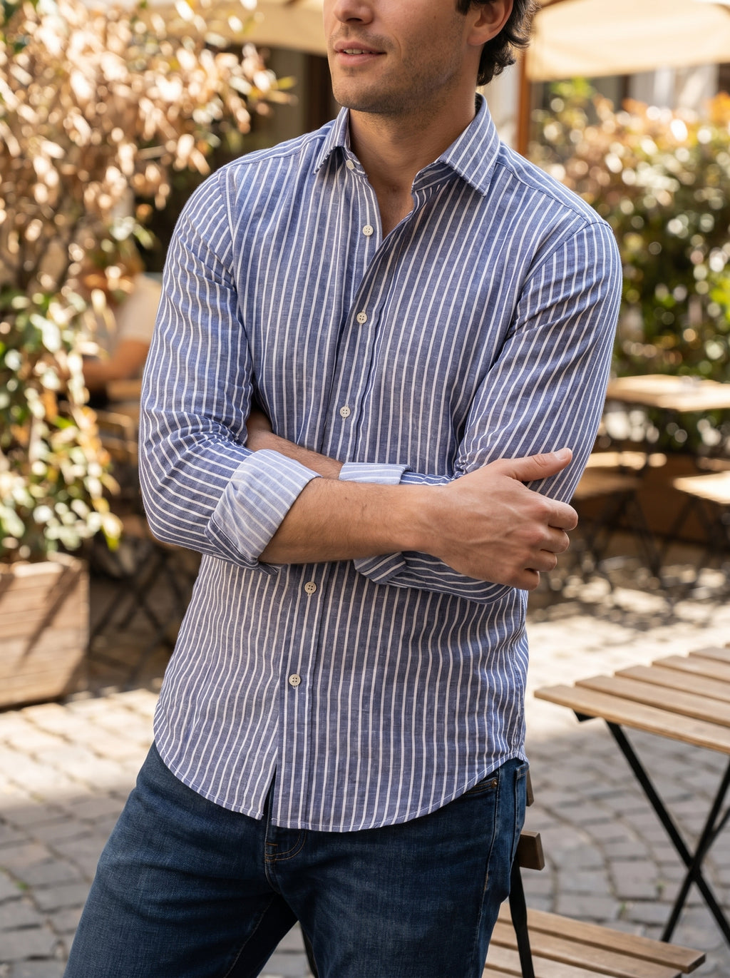 Camicia a righe
