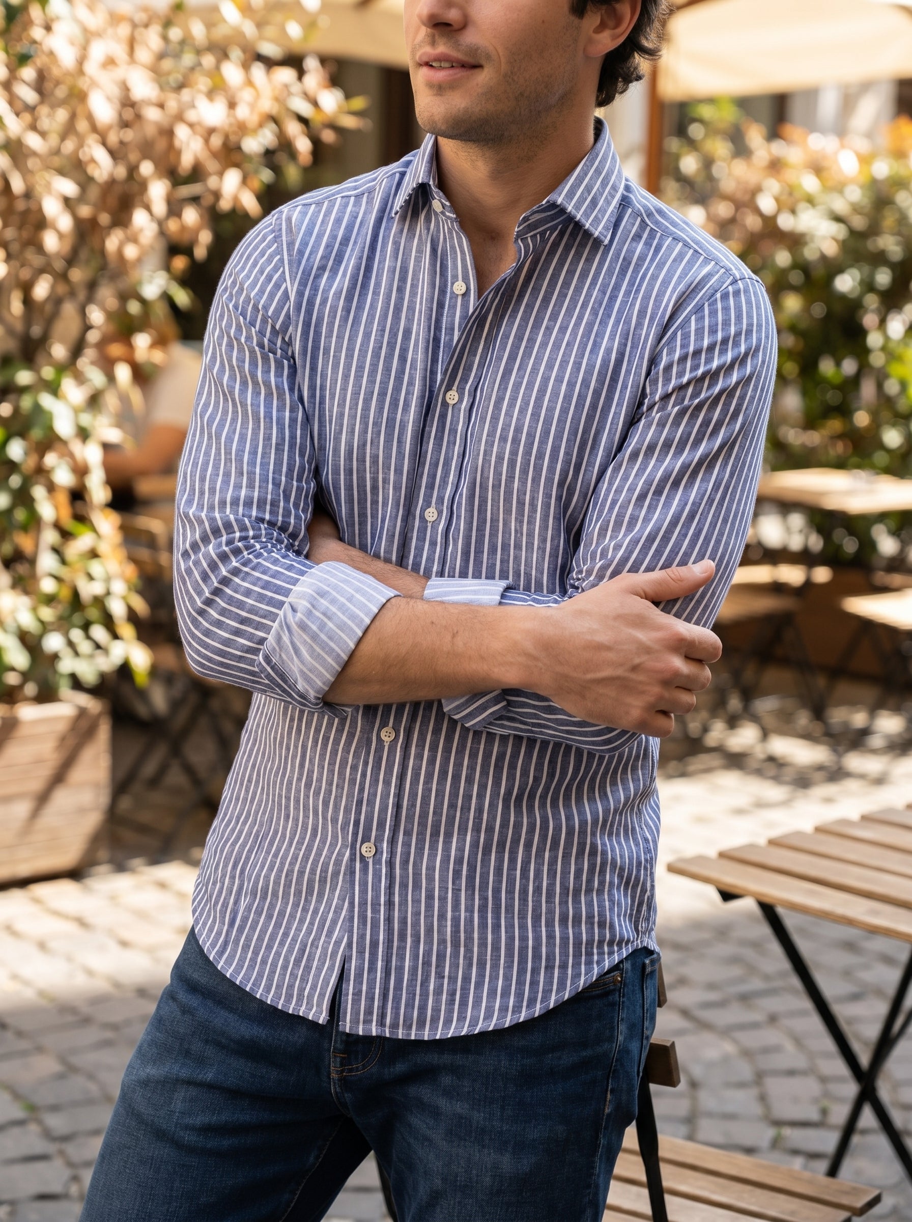 Camicia a righe